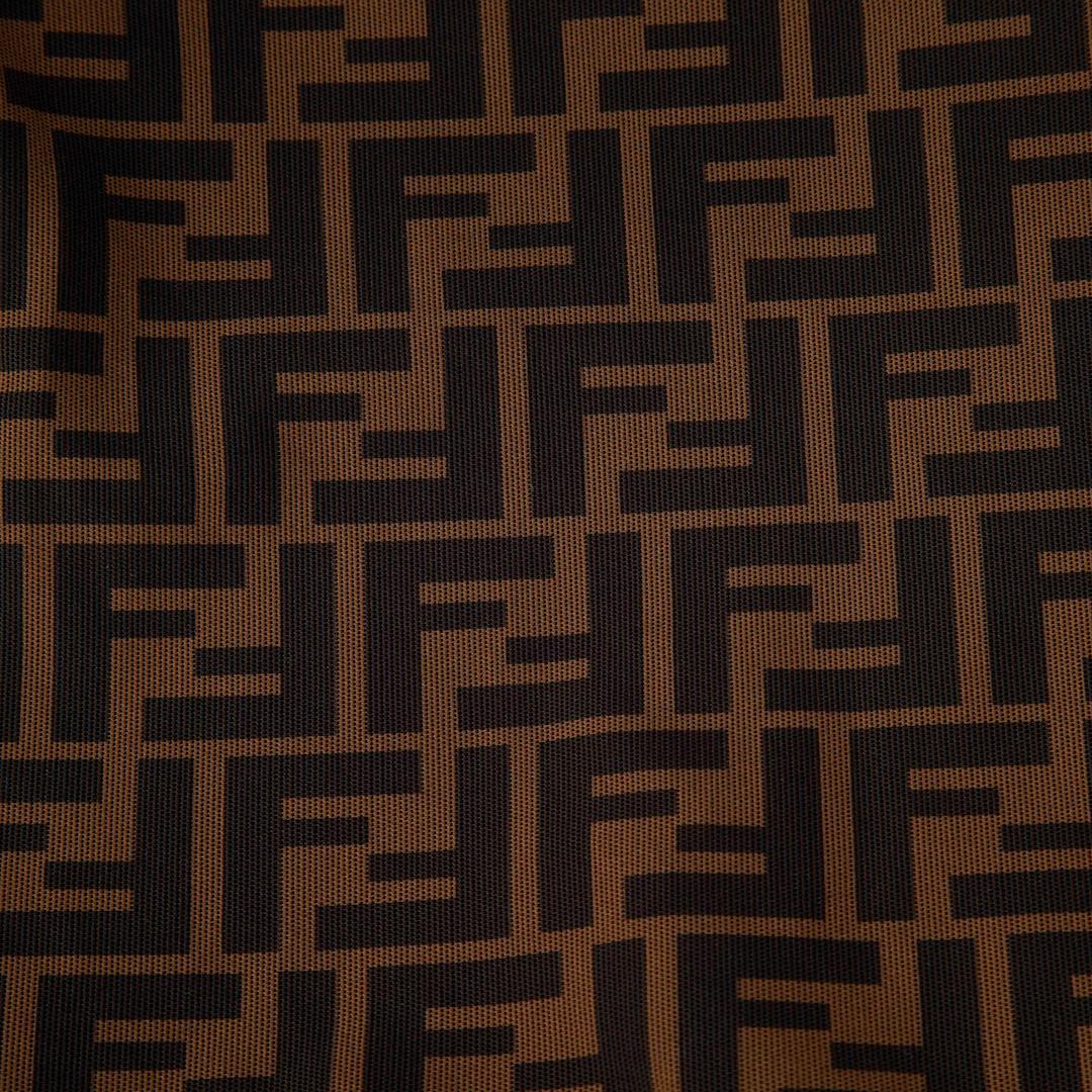 Fendi Brown Zucca FF Monogram Mini Skirt Size XS In Good Condition In London, GB