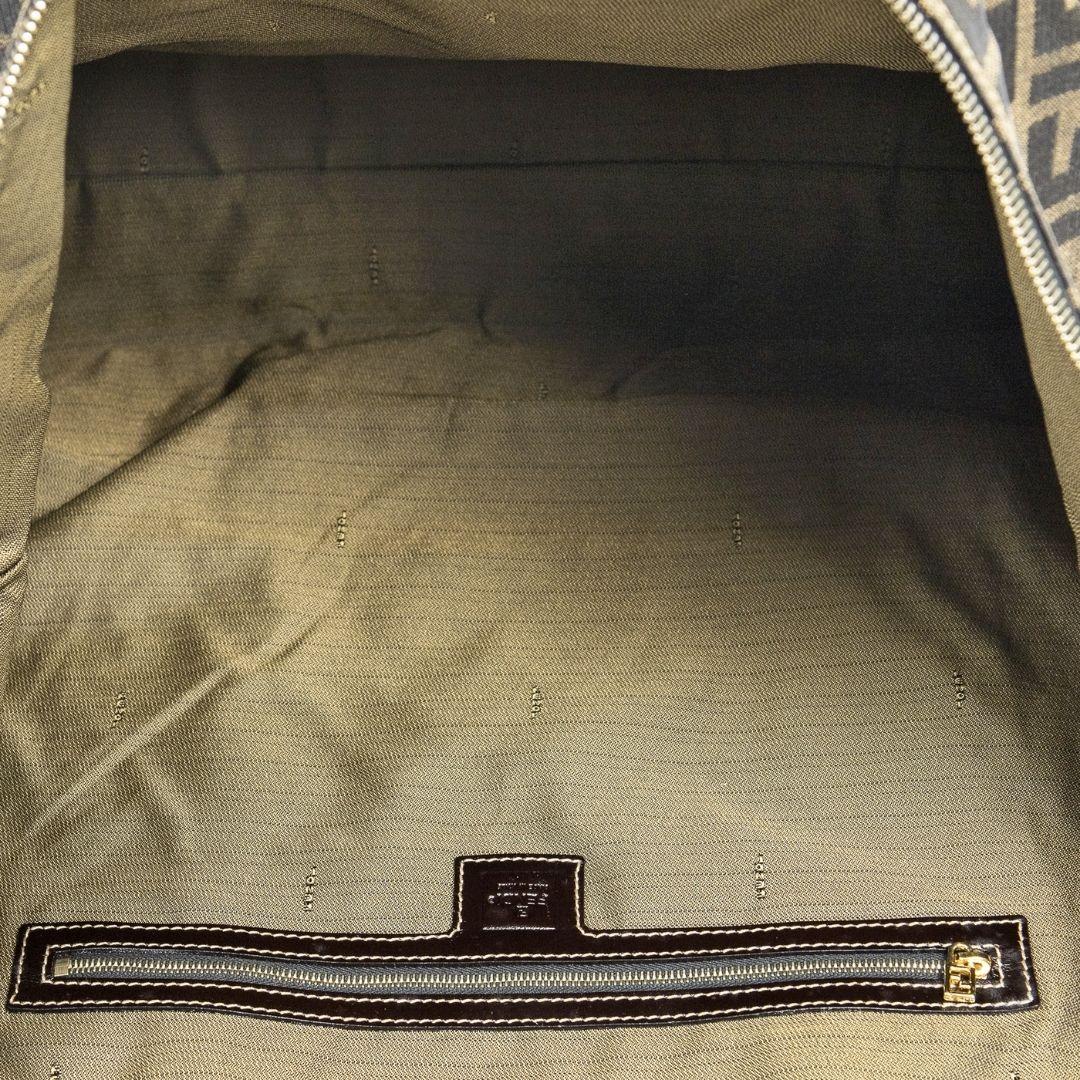 Fendi Brown Zucca Weekender Bag For Sale 1