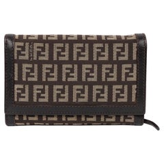 Fendi Portefeuille multifonctions Zucchino Brown