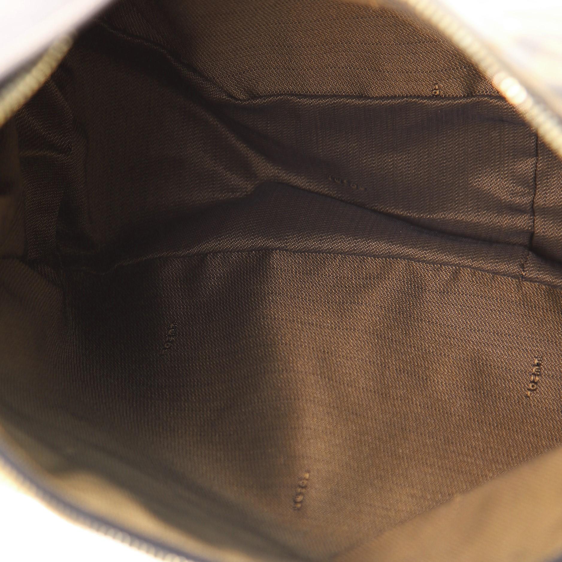 Women's or Men's Fendi Buckle Strap Hobo Zucca Canvas Small