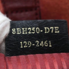 Fendi Burgundy Jours 2way 868399 Red Leather Tote