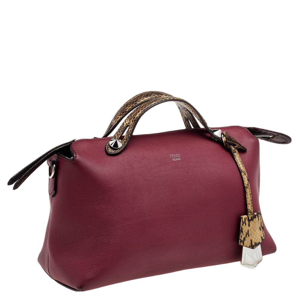 burgundy fendi bag