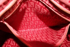 Fendi Burgundy Monogram FF Zucca Roll Tote Shopper Bag 112f15