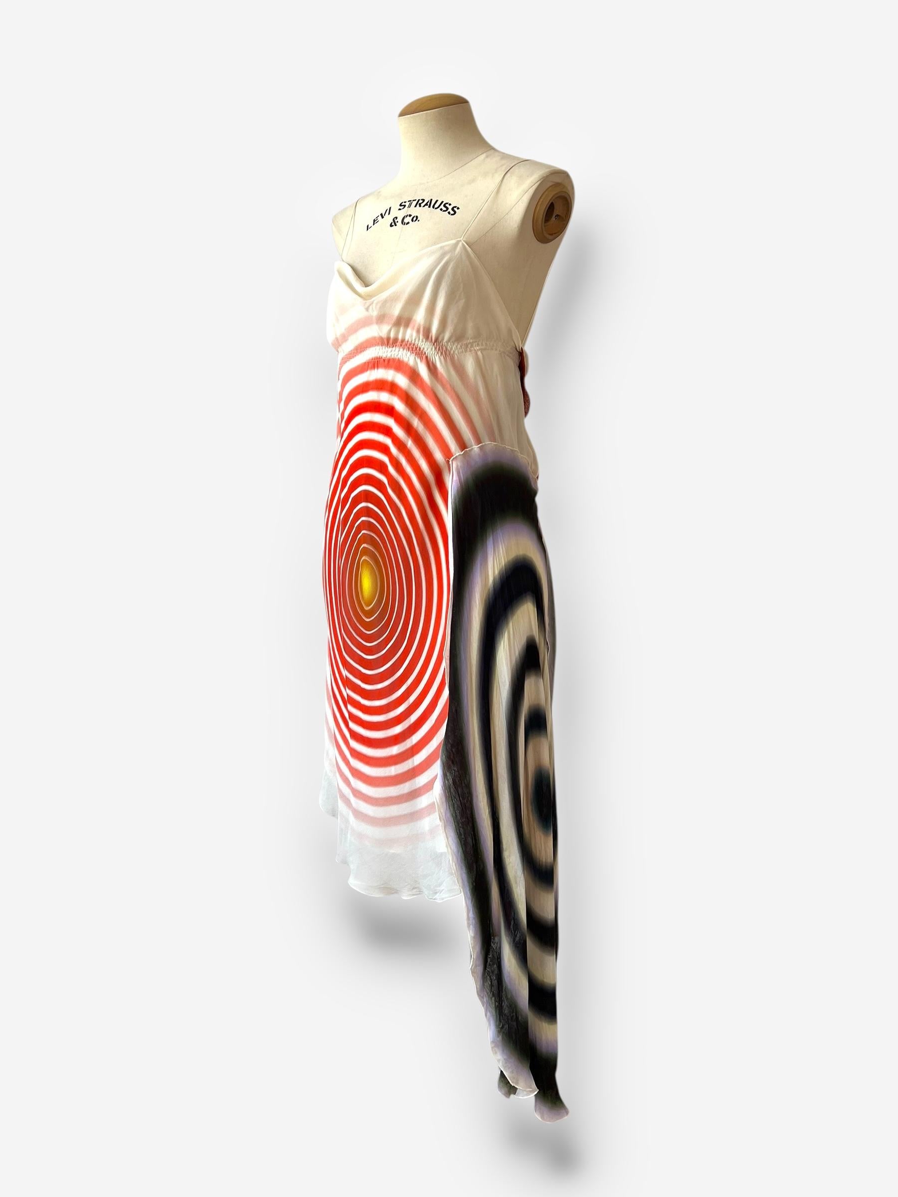 Fendi by Karl Lagerfeld, 2008 Printed Silk Dress en venta 1