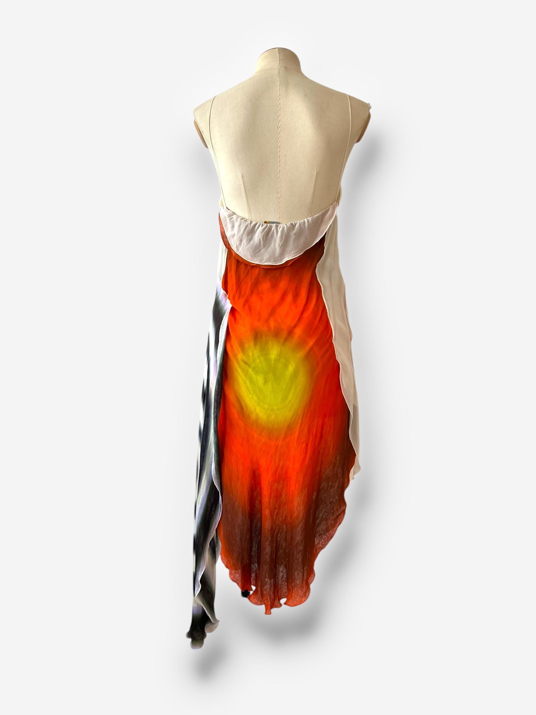 Fendi by Karl Lagerfeld, 2008 Printed Silk Dress en venta 2