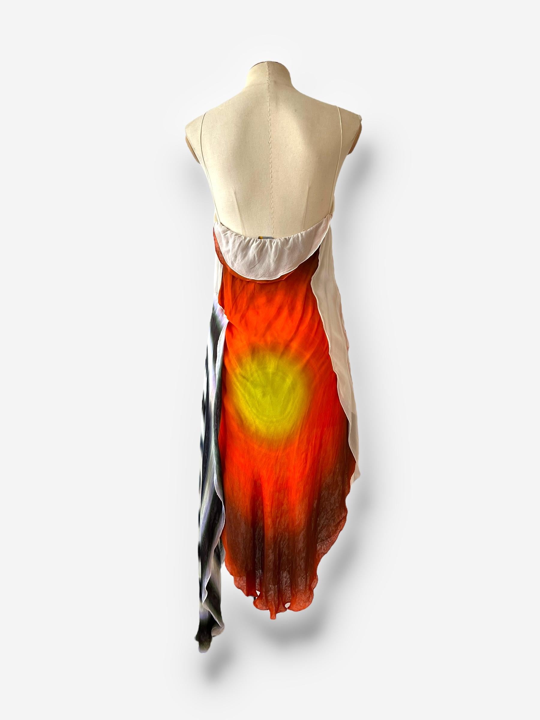Fendi by Karl Lagerfeld, 2008 Printed Silk Dress en venta 3