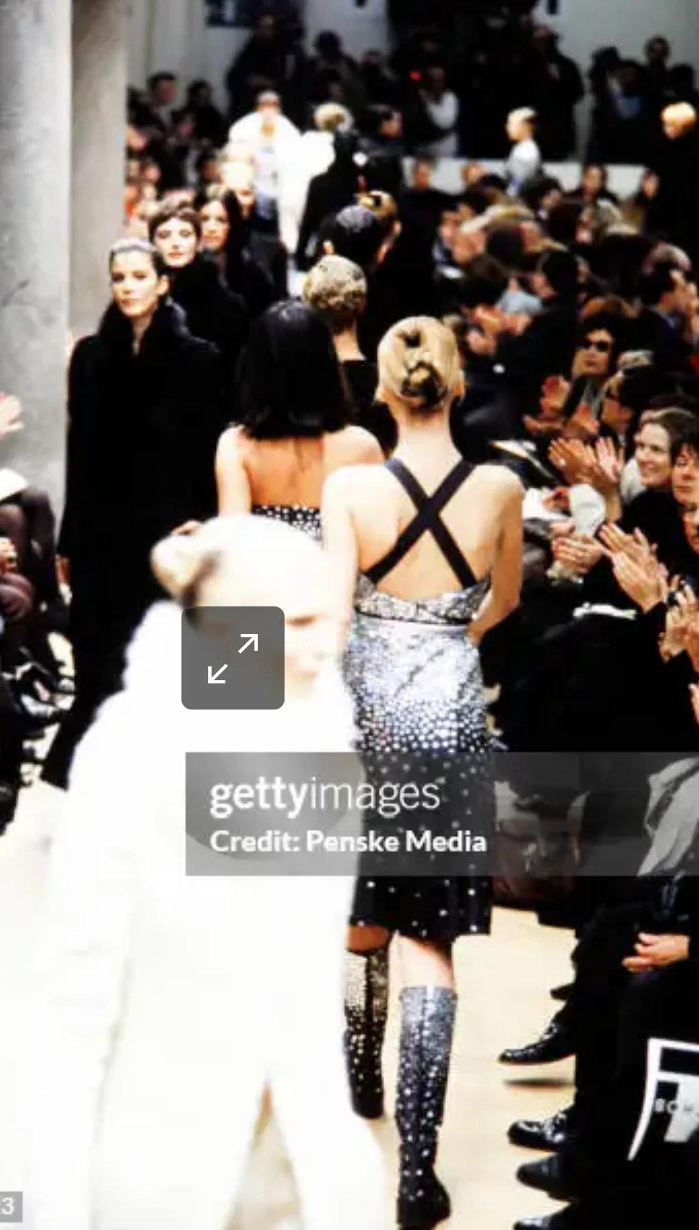Fendi by Karl Lagerfeld Verschönertes Paillettenkleid, FW 1996 im Angebot 2