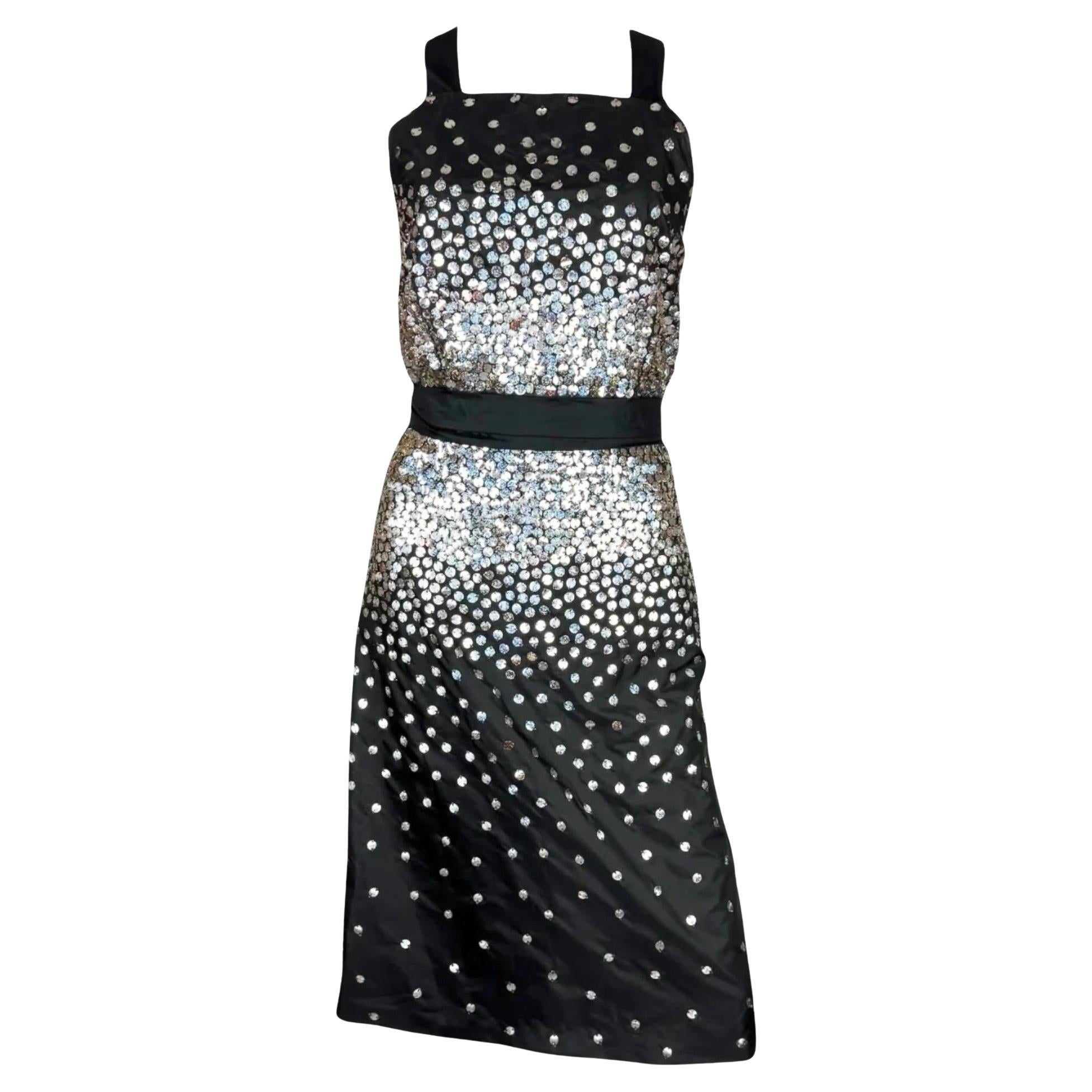 Robe en paillette embellie Fendi by Karl Lagerfeld, FW 1996