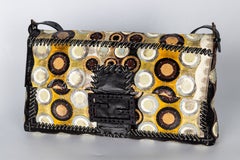 Fendi by Karl Lagerfeld Maxi Baguette Snake Skin Shoulder Bag – Spring 2008