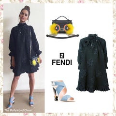 FENDI by Karl Lagerfeld Monster Double Micro Baguette Bag 2016
