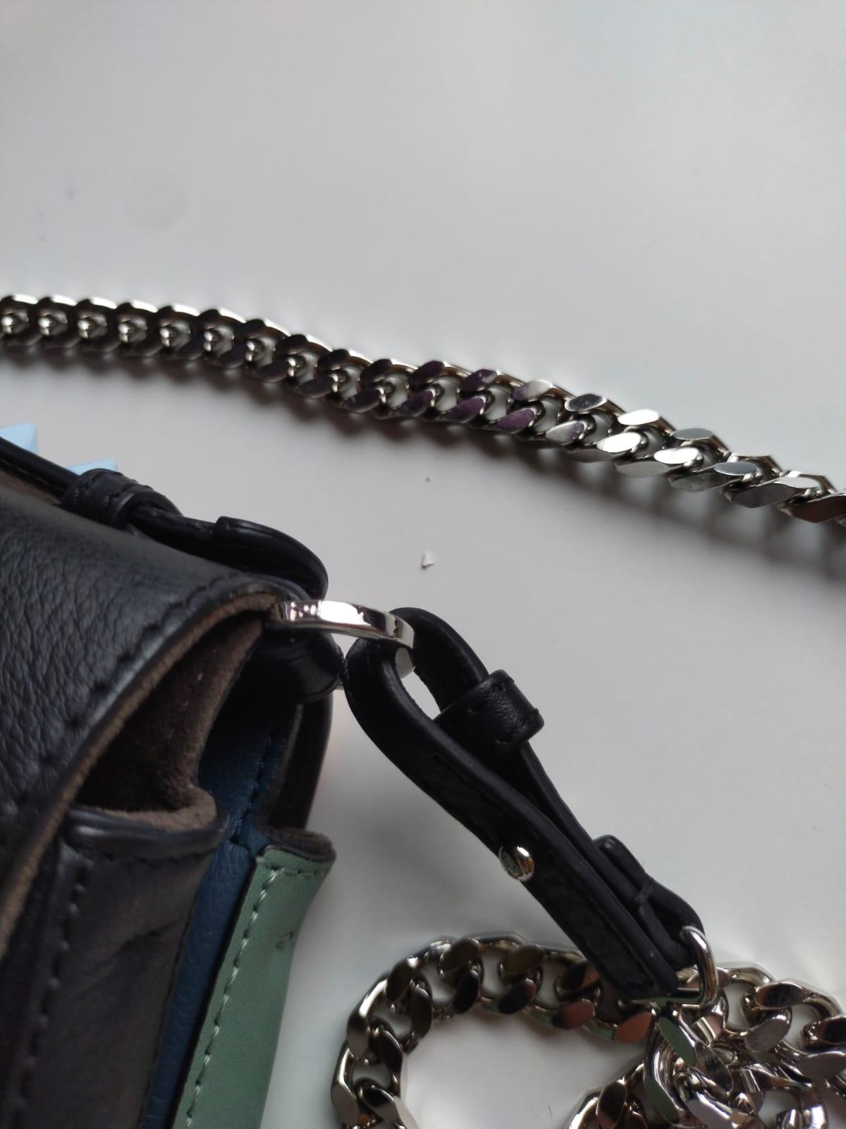 Women's or Men's FENDI by Karl Lagerfeld Monster Double Micro Baguette Bag 2016 For Sale