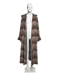 Fendi by Karl Lagerfeld Squirrel Fur Coat Backed in Cashmere & Silk, FW 1999