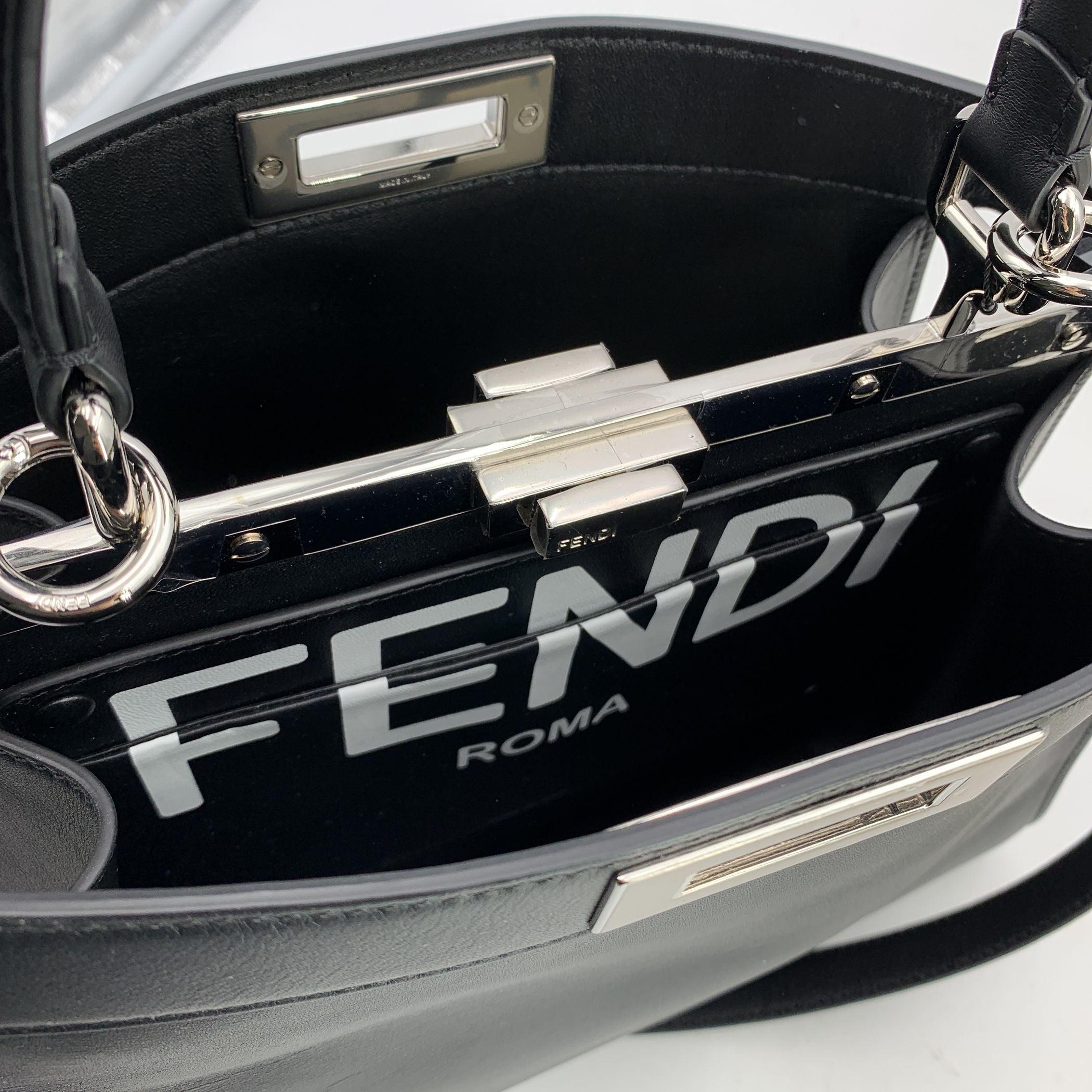 Fendi by Marc Jacobs Black Peekaboo ISeeU Medium Top Handle Bag 2