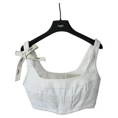 FENDI BY MARC JACOBS S/S 2023 bustier top Runway Look on the Harper's Bazaar !