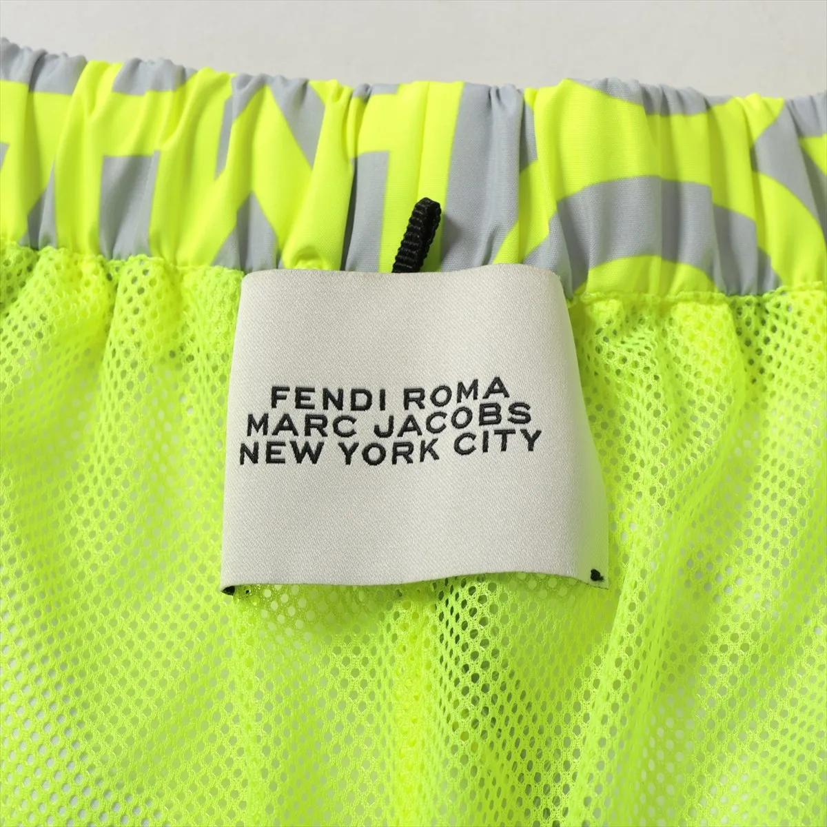 Fendi By Marc Jacobs Tech Fabric Limited Edition Pantalon Jaune en vente 1