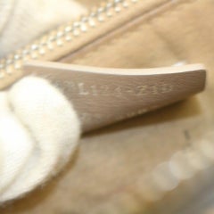 Fendi By The Way 2way Boston 869382 White Leather Shoulder Bag