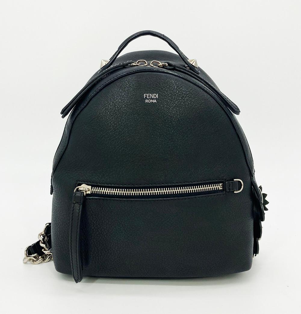 Women's Fendi By The Way Backpack in Black Leather