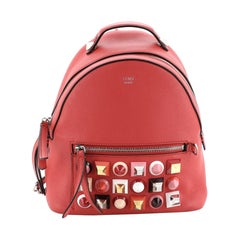 Fendi By The Way Backpack Studded Leather Mini