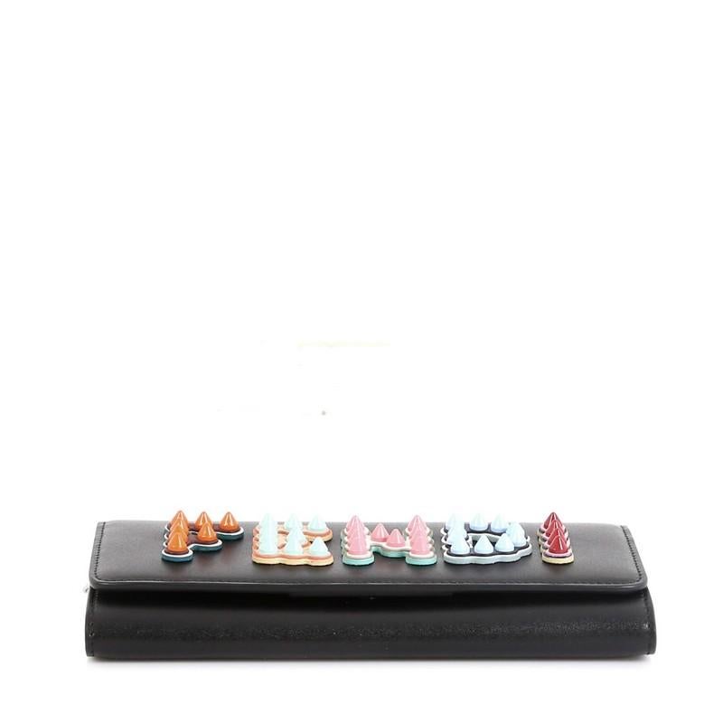 Women's or Men's Fendi By The Way Continental Chain Wallet Leather