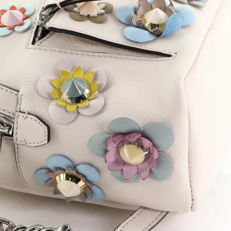 Fendi By The Way Flowerland Backpack Embellished Leather Mini 1