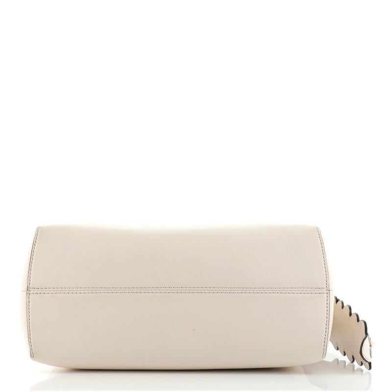 Fendi By The Way Flowerland Satchel Leder Klein für Damen oder Herren