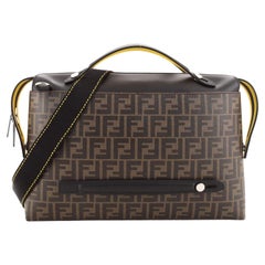 Fendi By The Way Laptop Briefcase Zucca Coated Canvas