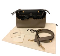 Fendi By The Way Ribbon Medium Two Tone Leather Bag