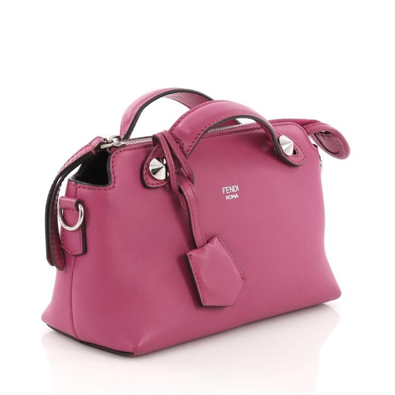 Pink Fendi By The Way Satchel Calfskin Mini