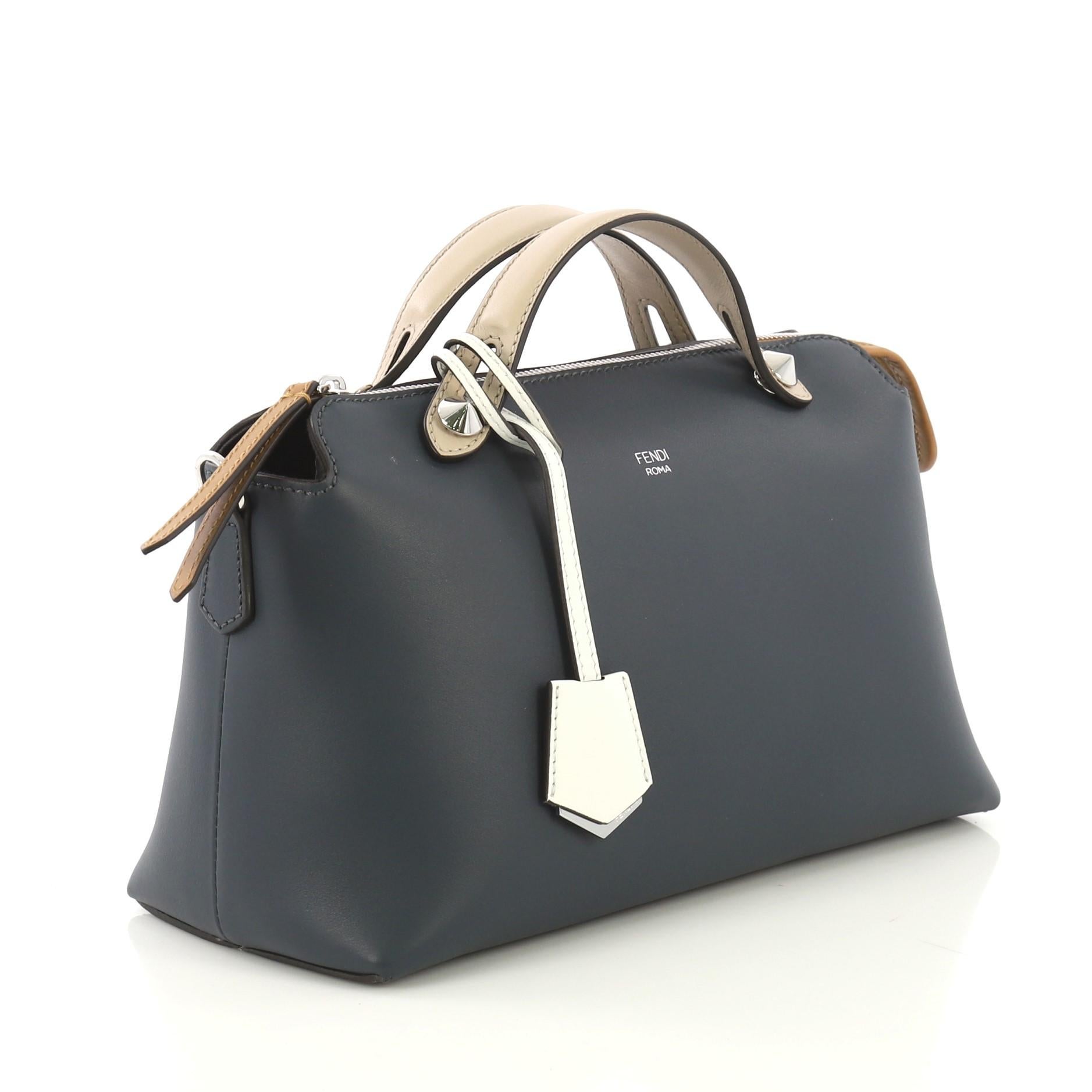 Black Fendi By The Way Satchel Calfskin Small