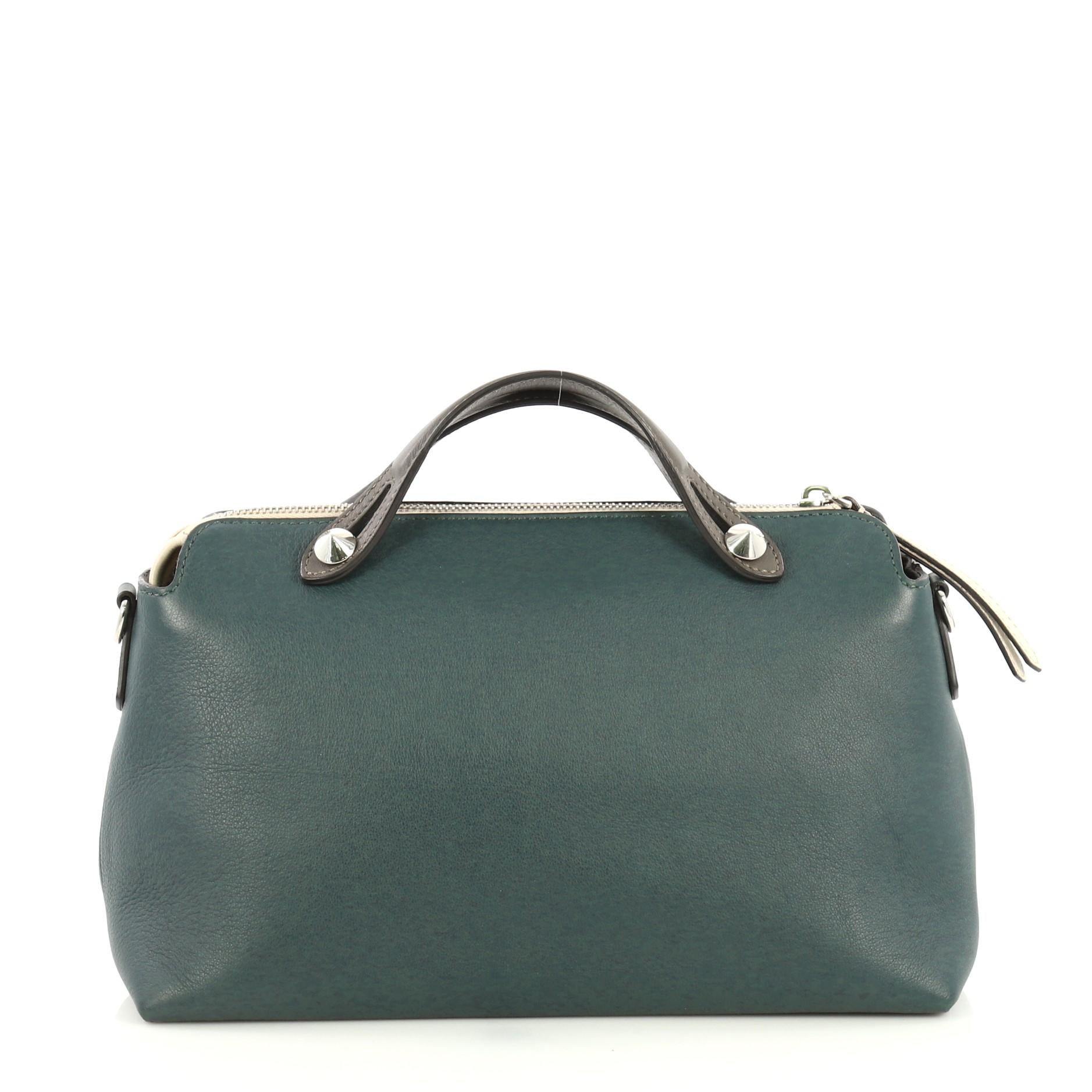 Black Fendi By The Way Satchel Calfskin Small