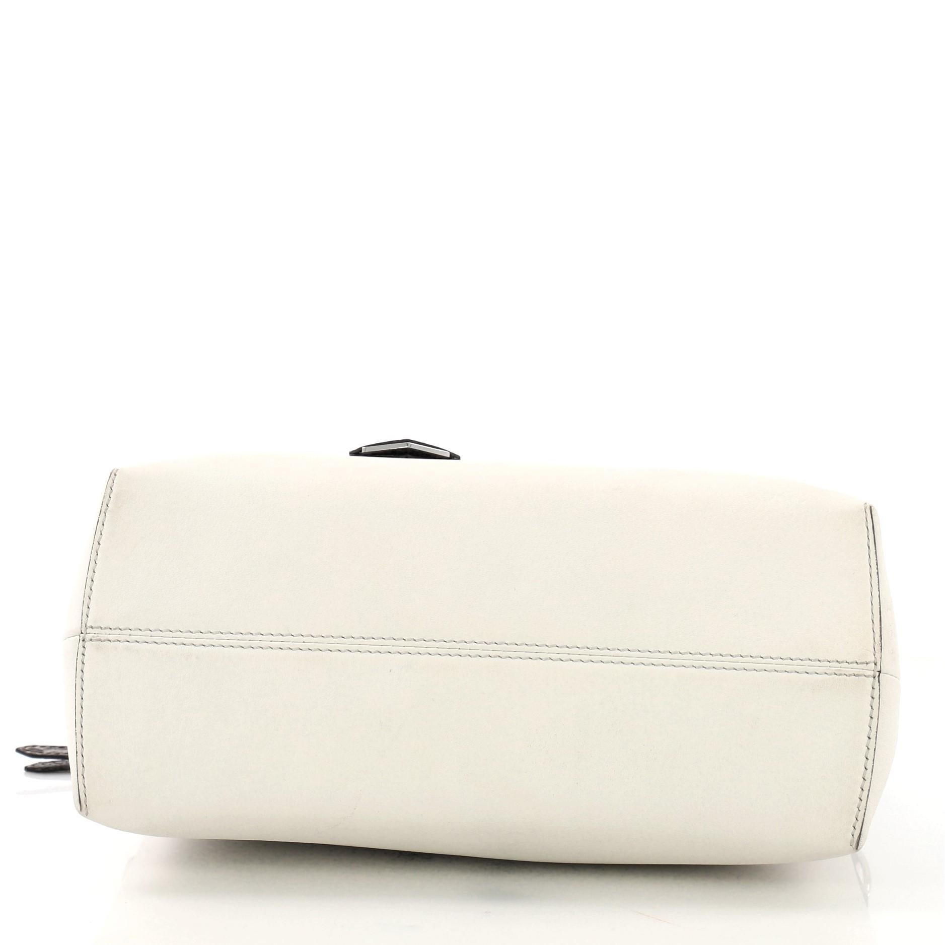 Women's Fendi By The Way Satchel Leather with Python Small