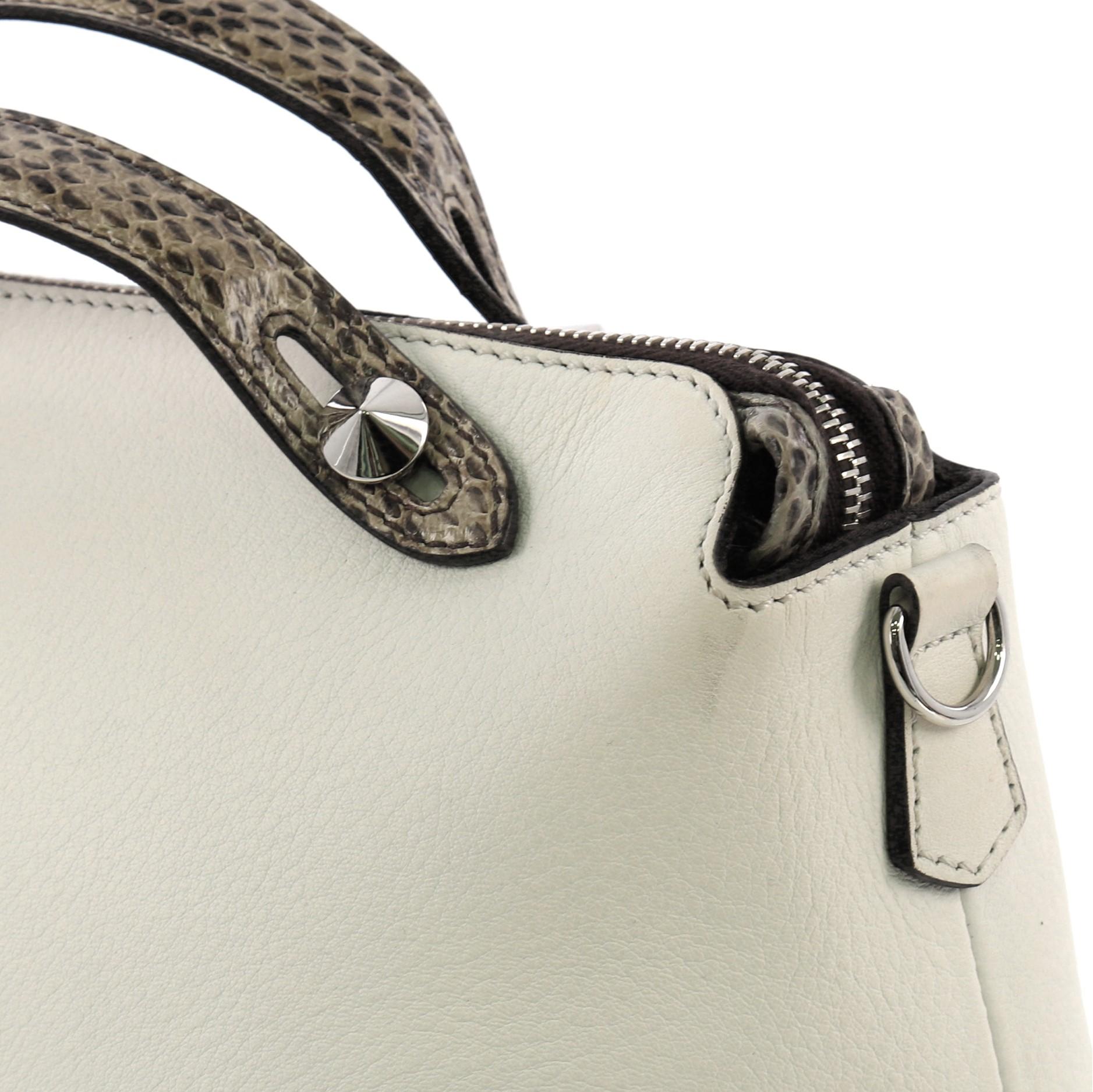 Fendi By The Way Satchel Leather with Python Small 1