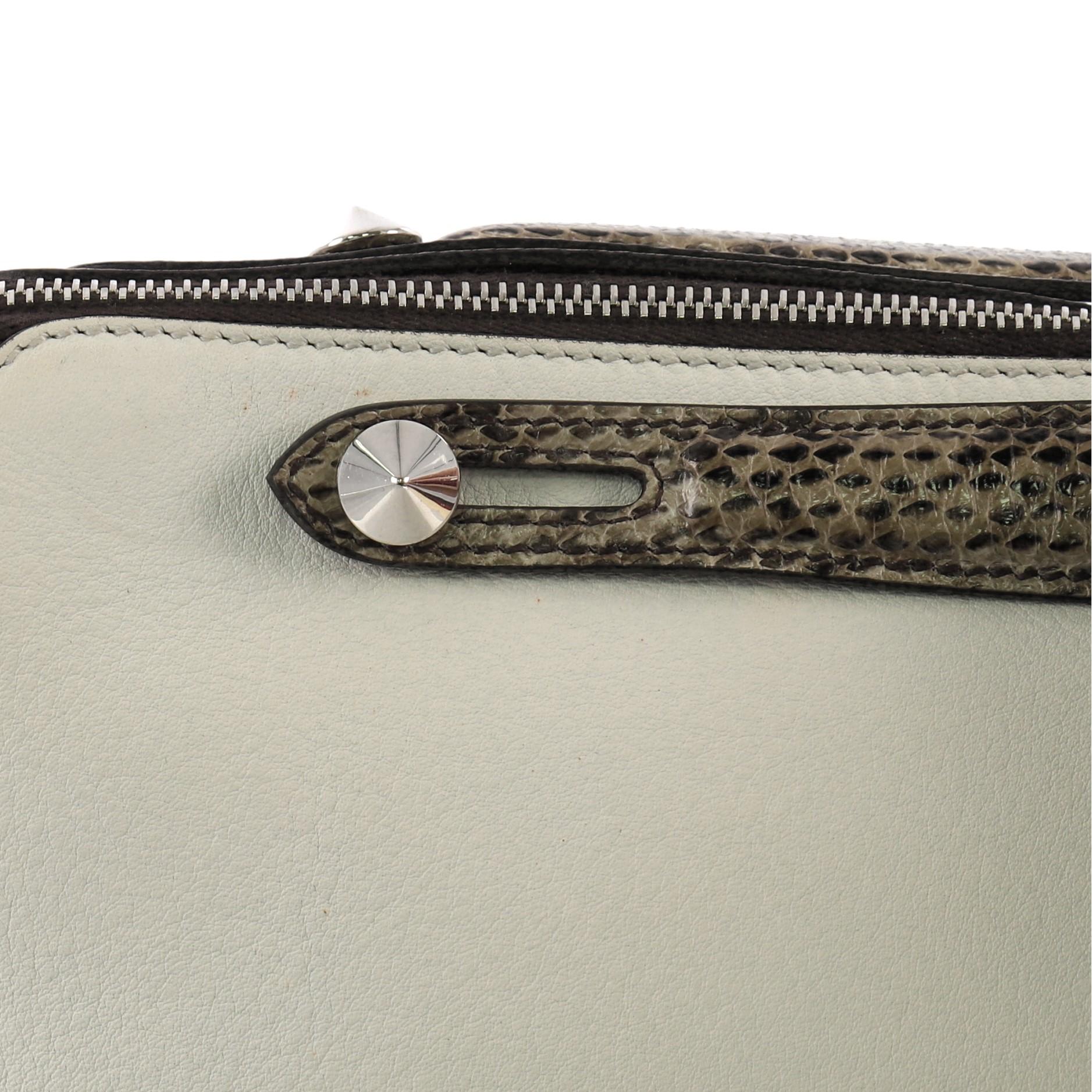 Fendi By The Way Satchel Leather with Python Small 3