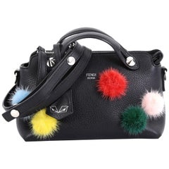 Fendi By The Way Satchel Pom Pom Leather Mini