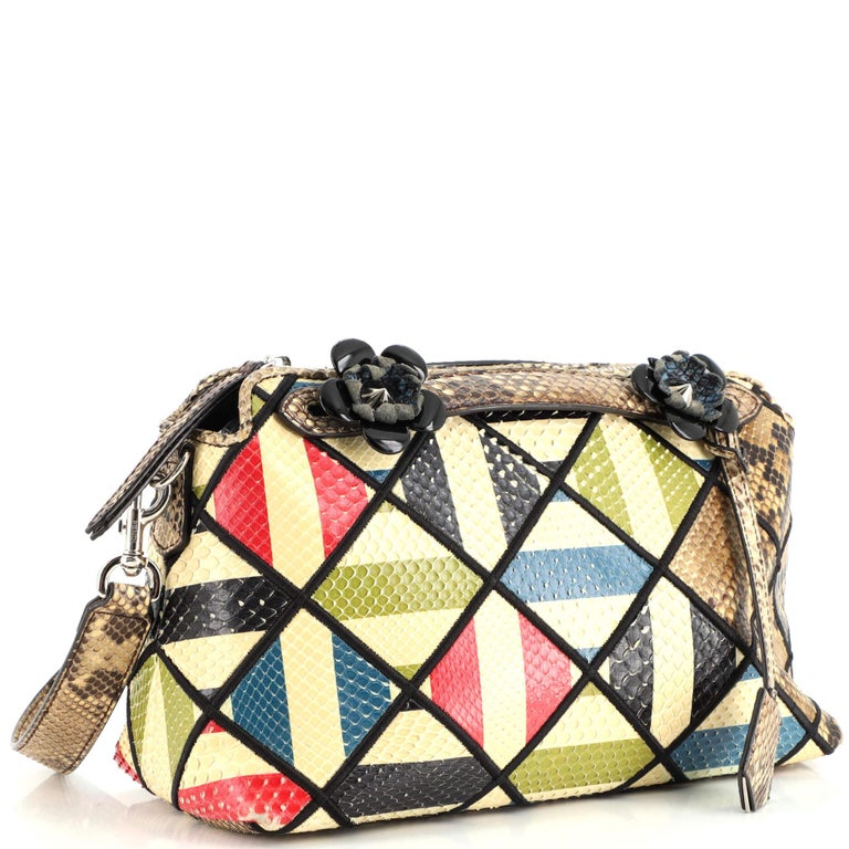 fendi by the way satchel patchwork python small at... Fendi By The Way Satchel Python Small For Sale at 1stDibs