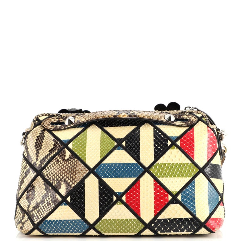 fendi by the way satchel patchwork python small at... Fendi By The Way Satchel Python Small For Sale at 1stDibs
