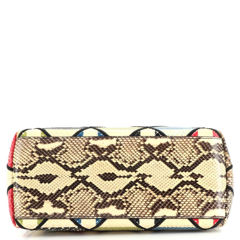 fendi by the way satchel patchwork python small at... Fendi By The Way Satchel Python Small For Sale at 1stDibs