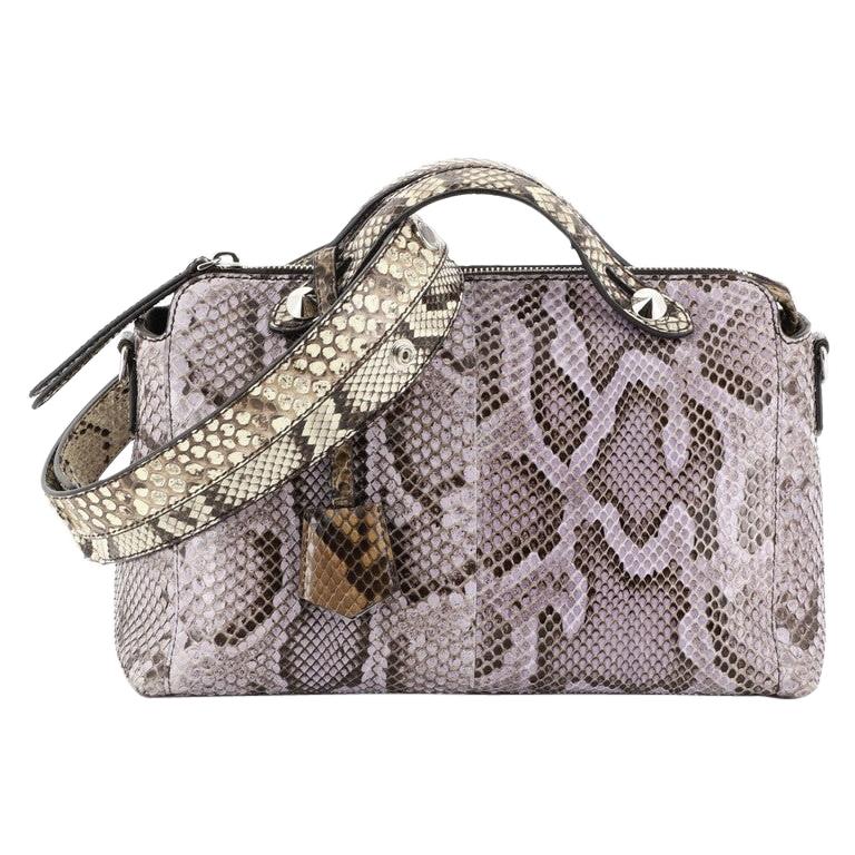 fendi by the way satchel patchwork python small at... Fendi By The Way Satchel Python Small at 1stDibs