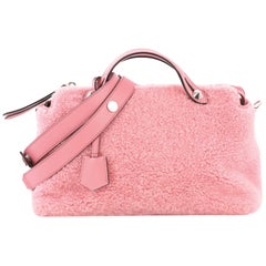 Fendi By The Way Satchel Shearling Small