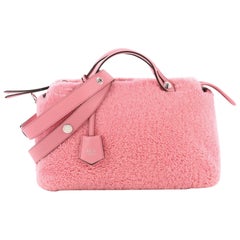 Fendi By The Way Satchel Shearling Small