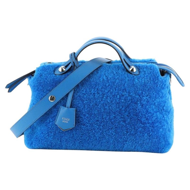 Fendi By The Way Satchel Shearling Small at 1stDibs