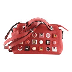Fendi By The Way Satchel Studded Leather Mini