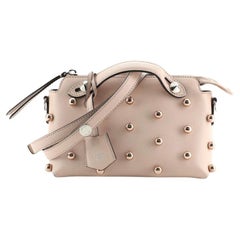 Fendi By The Way Satchel Studded Leather Mini