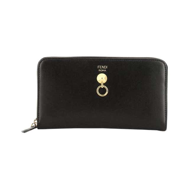 Fendi By The Way Zip Around Wallet Leather Long at 1stDibs