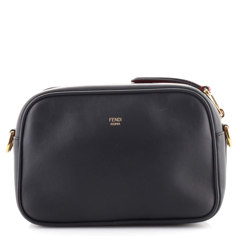 Fendi Camera Bag Zucca Embossed Leather Medium at 1stDibs