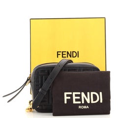 Fendi Camera Bag Zucca Embossed Leather Small