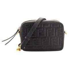 Fendi Camera Bag Zucca Embossed Leather Small