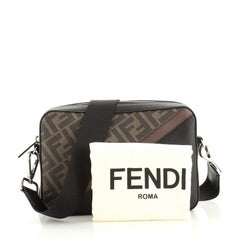 Fendi Camera Case Bag Zucca Coated Canvas and Leather Small