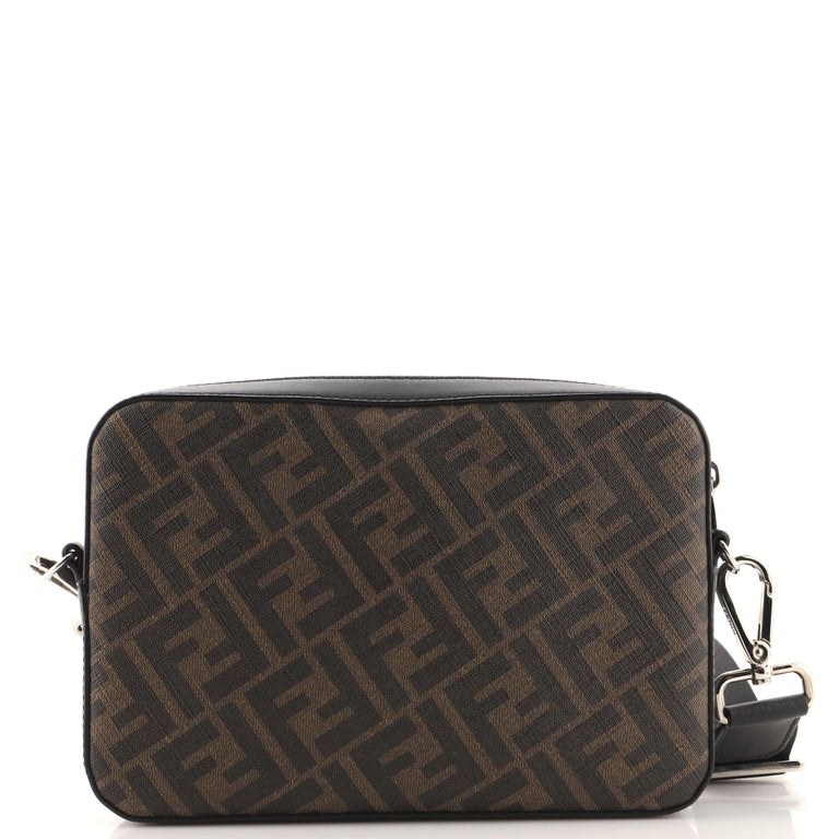 Fendi Camera Case Bag Zucca Coated Canvas and Leather Small at 1stDibs