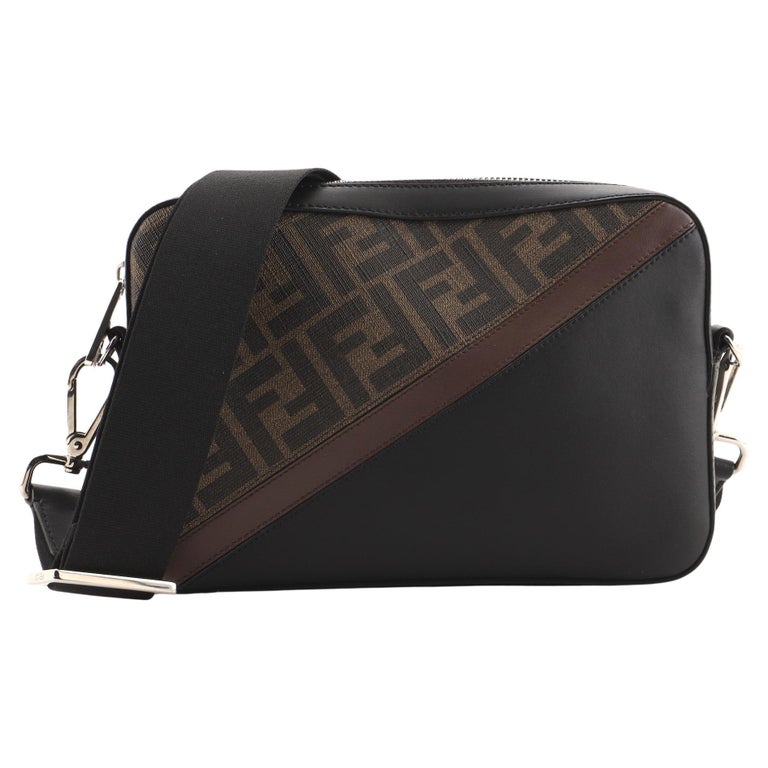 Fendi Camera Case Bag Zucca Coated Canvas and Leather Small at 1stDibs